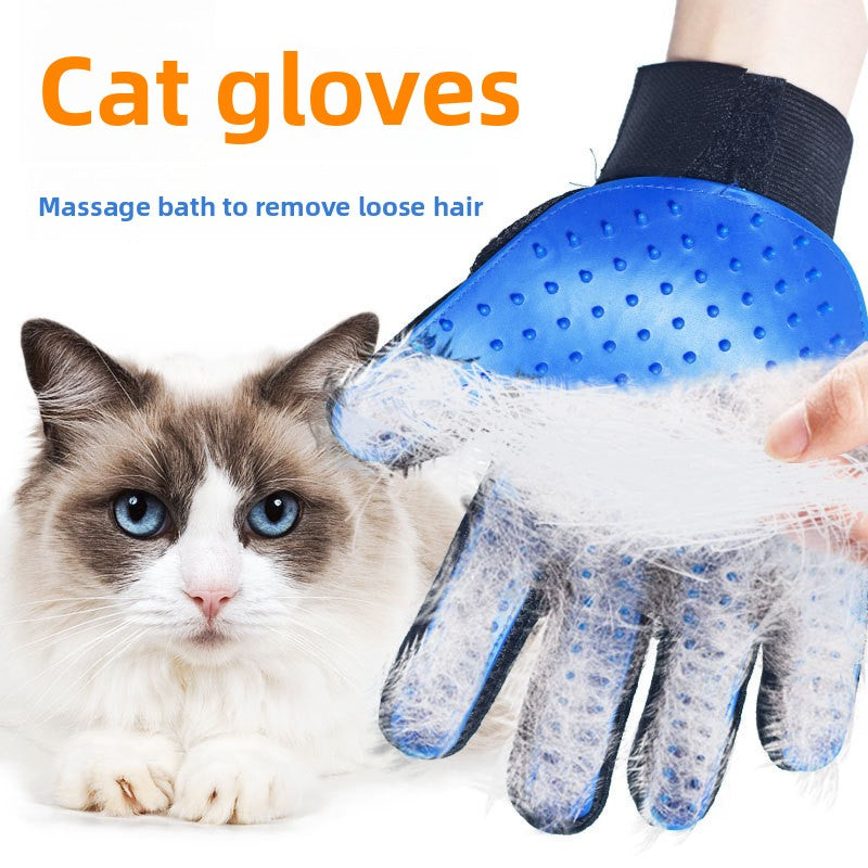 Guantes de Cepillado para Mascotas — Retira Pelo y Da Masaje