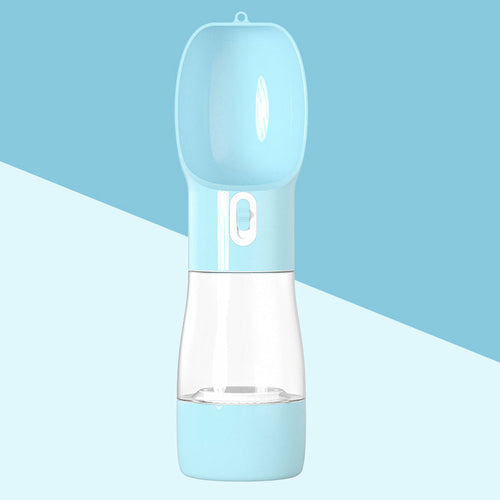 Botella Portátil de Agua y Comida para Mascotas
