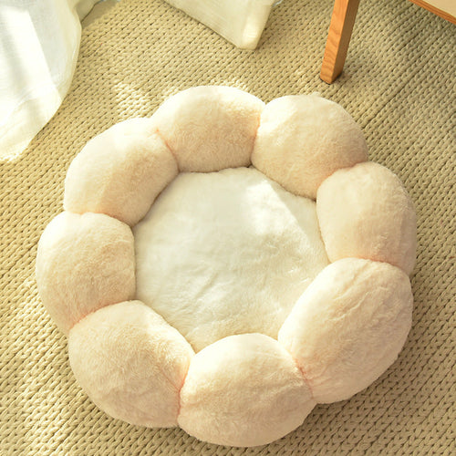 Cama Redonda de Peluche para Gatos — Cálida para Invierno