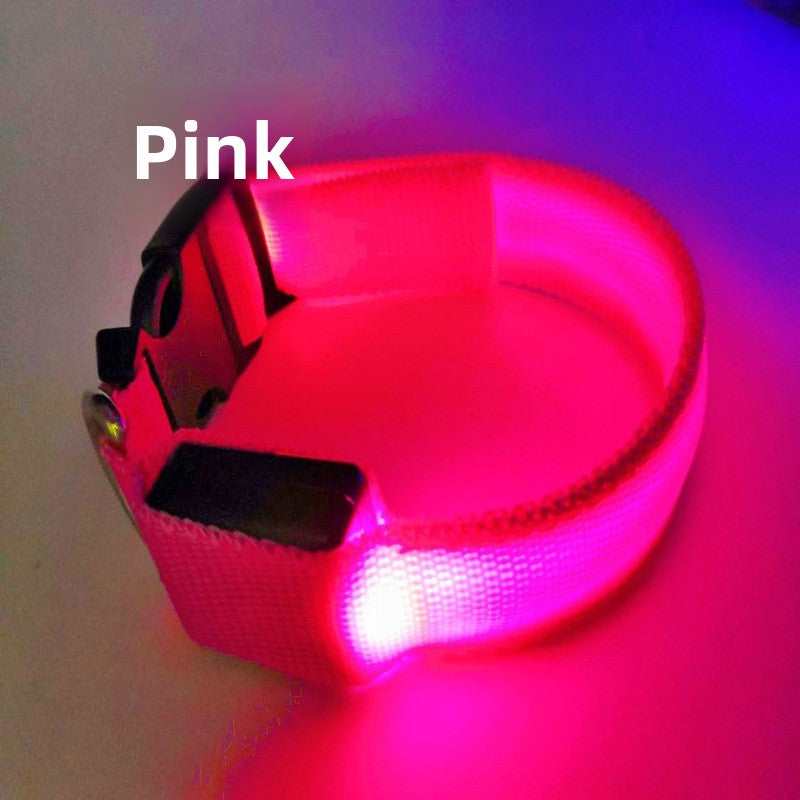 Collar LED Recargable USB para Perros y Gatos — Visibilidad Nocturna