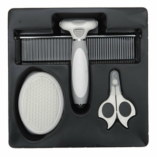 Set de Cepillo y Peine Deslanador para Gatos