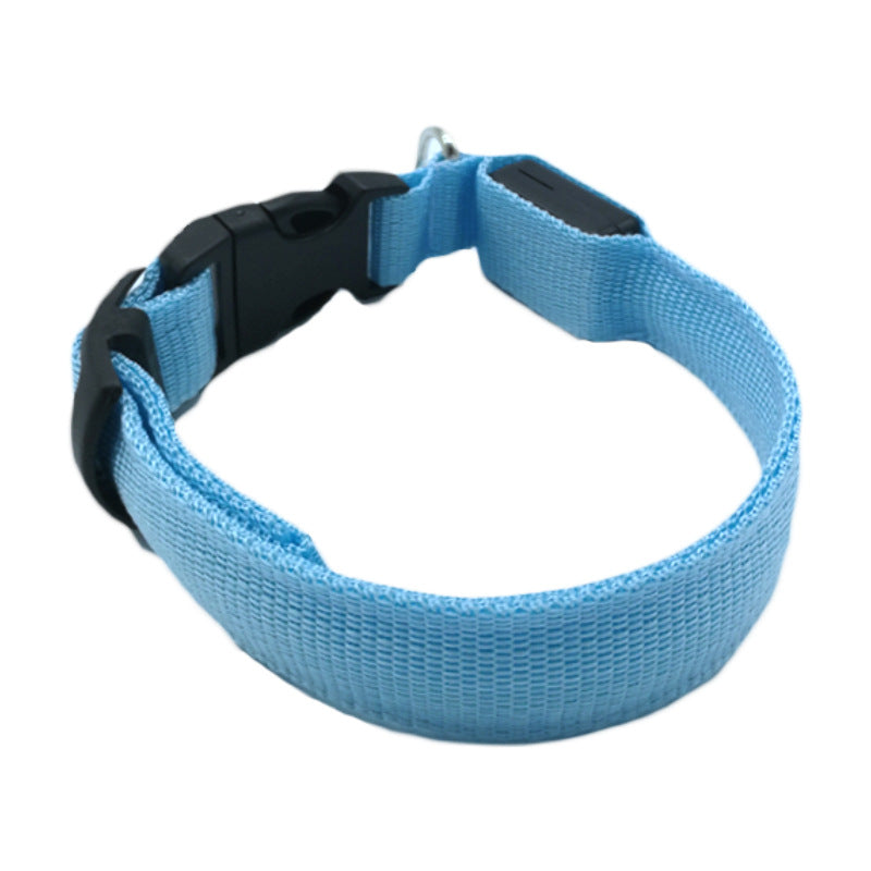 Collar LED Recargable USB para Perros y Gatos — Visibilidad Nocturna