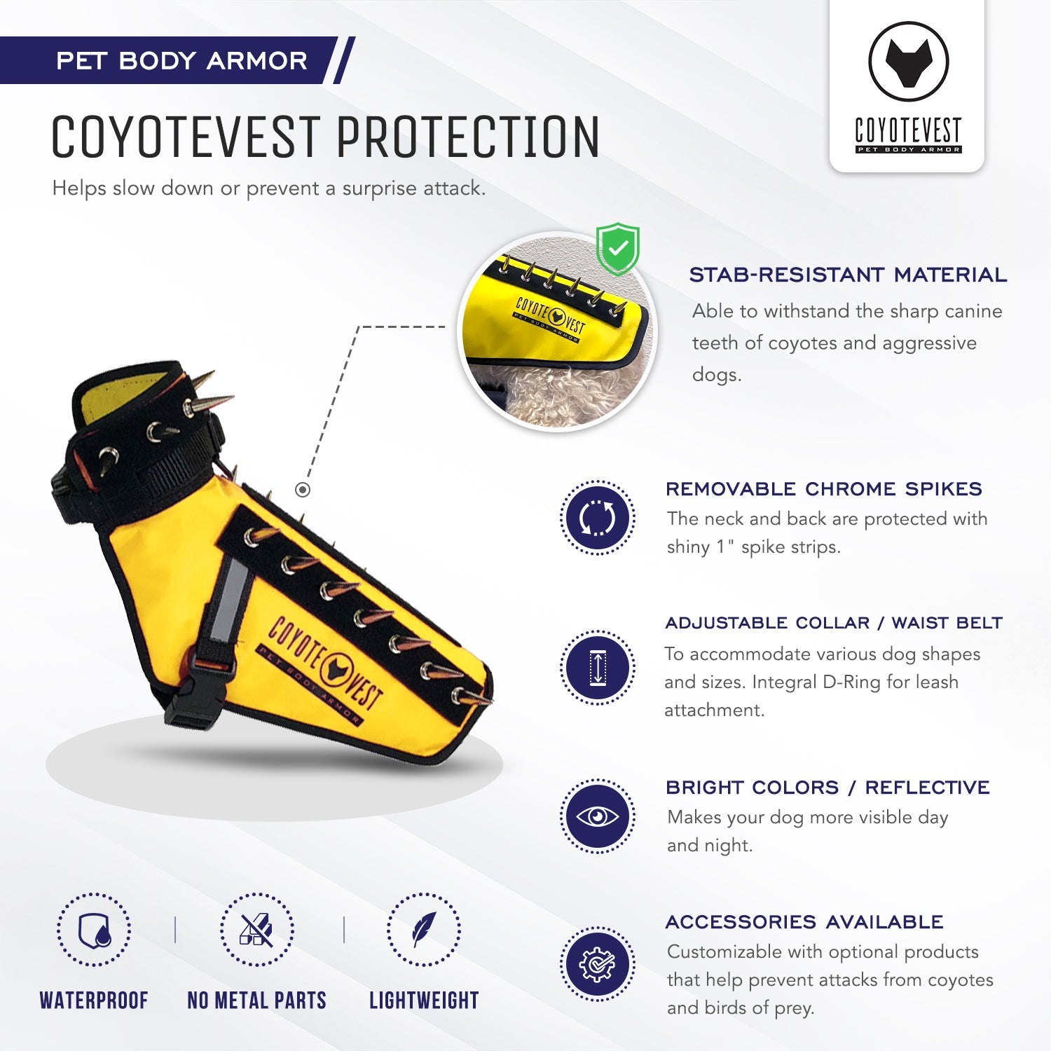 Chaleco Protector CoyoteVest para Perros