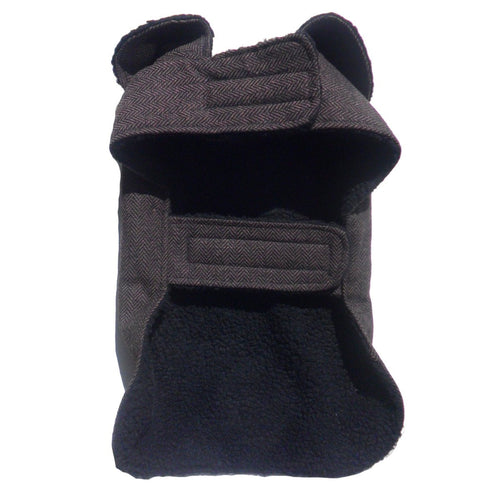 Abrigo para Perros con Textura Espiga — Café