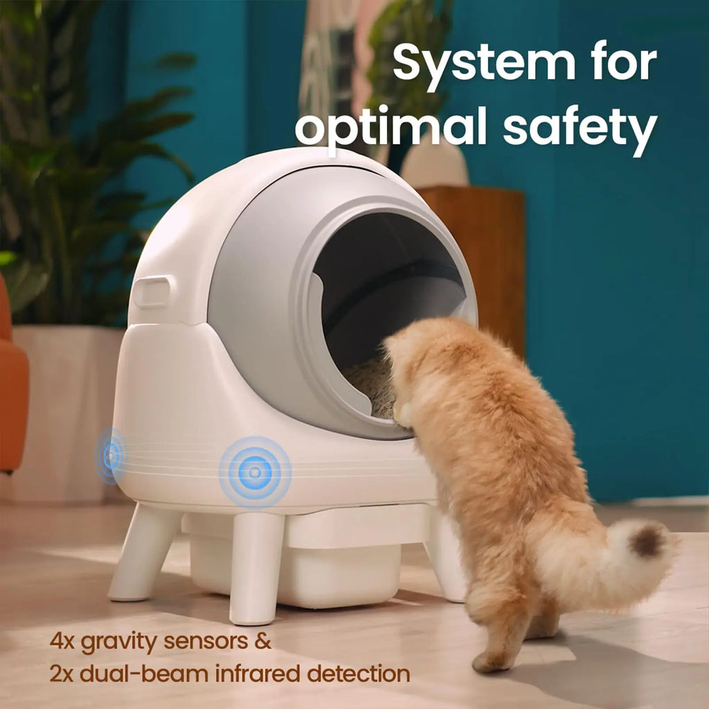 Toilet Cat Self-Cleaning Sandbox for Cats Spanish App 60l Automatic