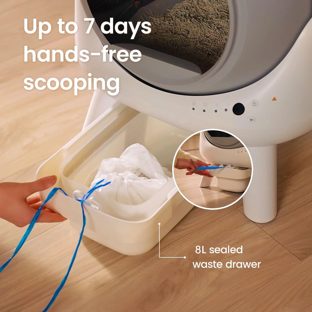 Toilet Cat Self-Cleaning Sandbox for Cats Spanish App 60l Automatic