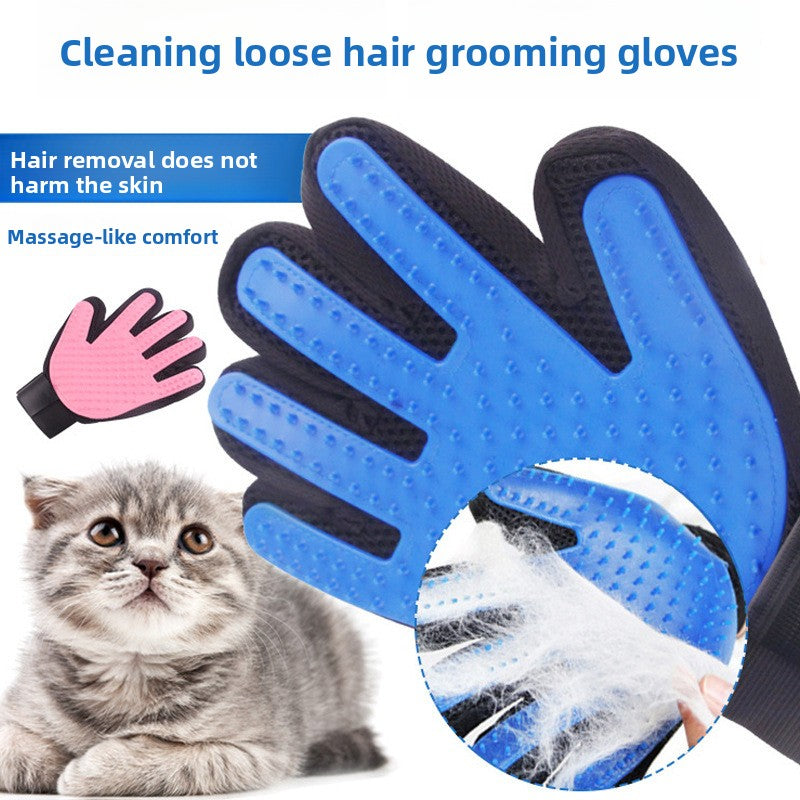 Guantes de Cepillado para Mascotas — Retira Pelo y Da Masaje