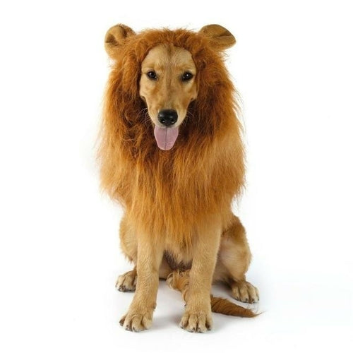 Peluca de León para Perros — Disfraz Divertido